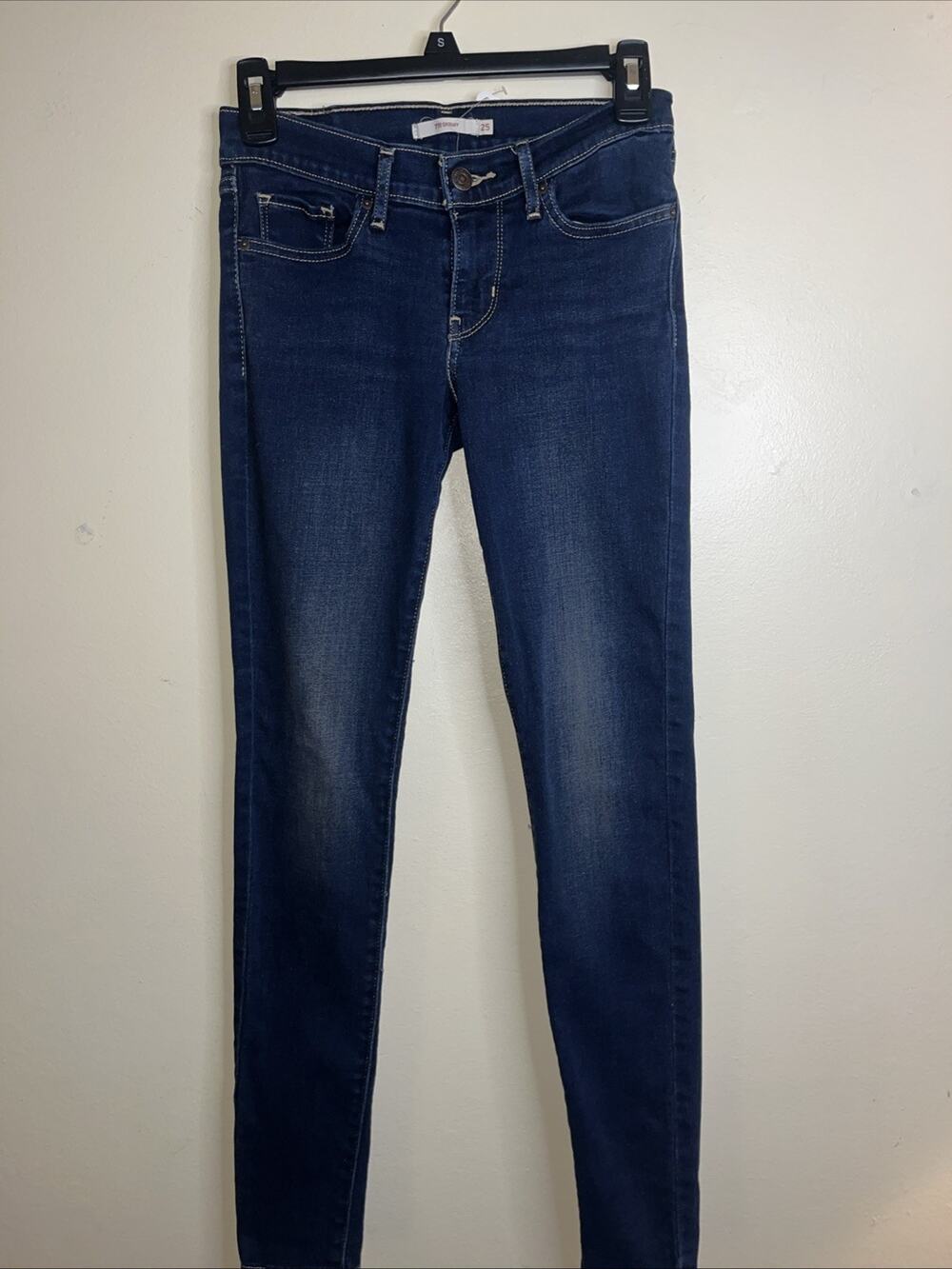 Women’s Levi 711 Skinny Jeans Size 25 Blue